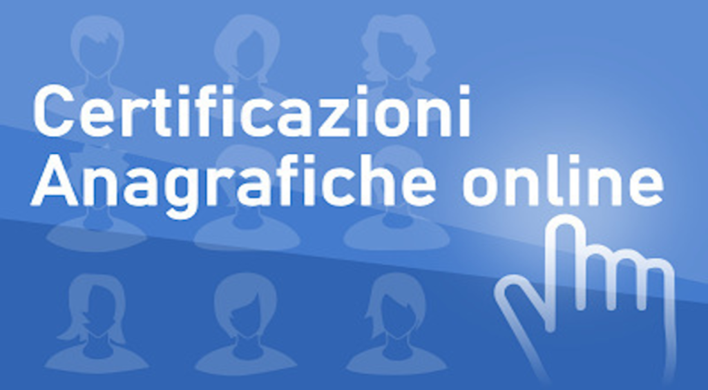 Certificati anagrafici online e gratuiti per i cittadini