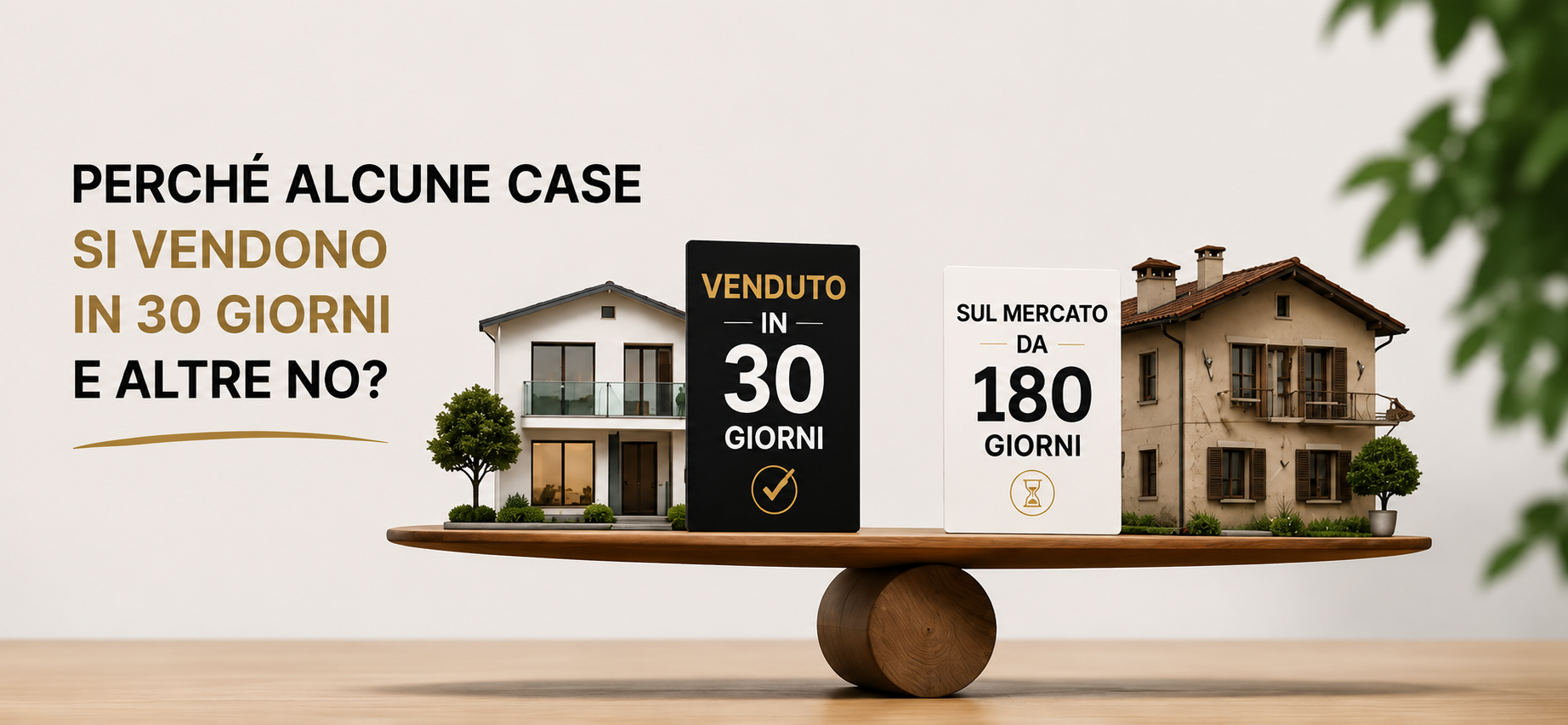 Perché alcune case si vendono in 30 giorni e altre no