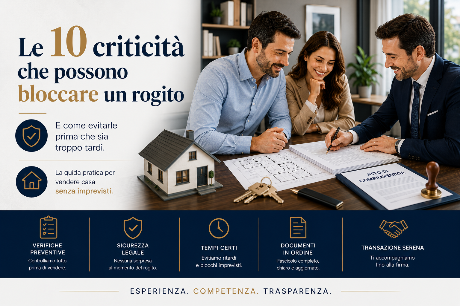 Le 10 criticità che possono bloccare un rogito e come evitarle
